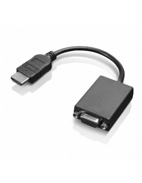 Lenovo 0B47069 - Cable HDMI a VGA de 20 cm, negro 0B47069 kiwiku.com