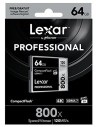 Lexar professional - memoria compactflash de 64 gb 800x