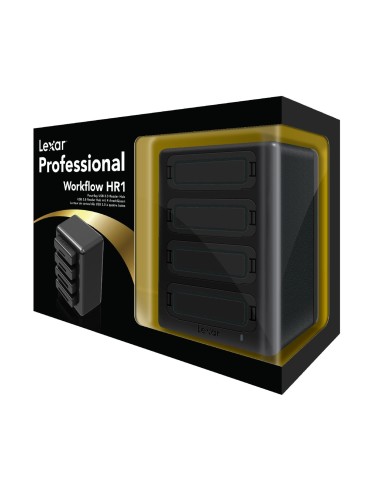 Lexar Professional - Lector de tarjetas de memoria (USB 3.0, SDHC, Compact Flash, XQD), negro LRWHR1RBEU kiwiku.com