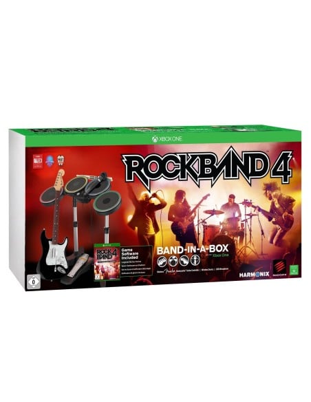 Rock Band 4 + Guitarra Wireless + Batería + Micrófono RB491167EM02/01/1 kiwiku.com