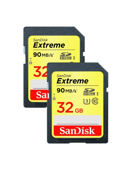 SanDisk SDSDXNE-32GB-GNCI2 Extreme Tarjeta de memoria SDHC de 32 GB pack de 2 SDSDXNE-032G-GNCI2 kiwiku.com