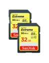Sandisk sdsdxne-32gb-gnci2 extreme tarjeta de memoria sdhc de 32 gb pack de 2