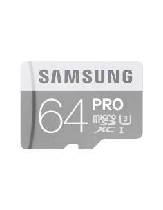 Samsung microSDXC Clase 10 64GB PRO con adaptador MB-MG64EA/EU MB-MG64EA/EU kiwiku.com