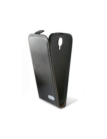 Kiwiku.com: Ksix B8505FU90 - Funda flexible con tapa para Samsung Galaxy S4 I9505, negro - Electrónica