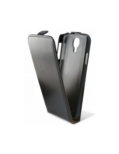 Ksix B8505FU70 - Funda flexible de piel con tapa para Samsung Galaxy S4 I9505, negro: Kiwiku.com: Electrónica