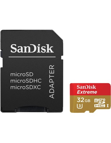 SanDisk SDSQXNE-032G-GN6AA Tarjeta 32GB Extreme microSDHC U3/Class 10 SDSQXNE-032G-GN6AA kiwiku.com