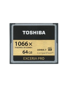 Toshiba CF-064GSG(BL8 EXCERIA PRO - Tarjeta de memoria Compact Flash de 64 GB CF-064GSG(BL8 kiwiku.com