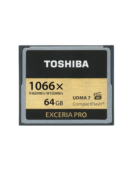 Toshiba CF-064GSG(BL8 EXCERIA PRO - Tarjeta de memoria Compact Flash de 64 GB CF-064GSG(BL8 kiwiku.com