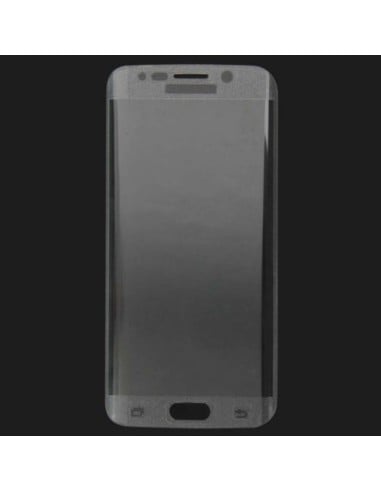 Protector de pantalla Cristal templado 9H Samsung Galaxy s6 Edge Curvado Blanco  kiwiku.com