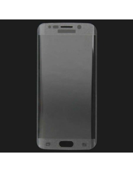 Protector de pantalla Cristal templado 9H Samsung Galaxy s6 Edge Curvado Blanco  kiwiku.com