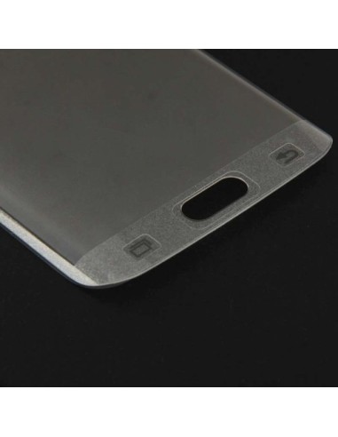 Protector de pantalla Cristal templado 9H Samsung Galaxy s6 Edge Curvado Blanco  kiwiku.com