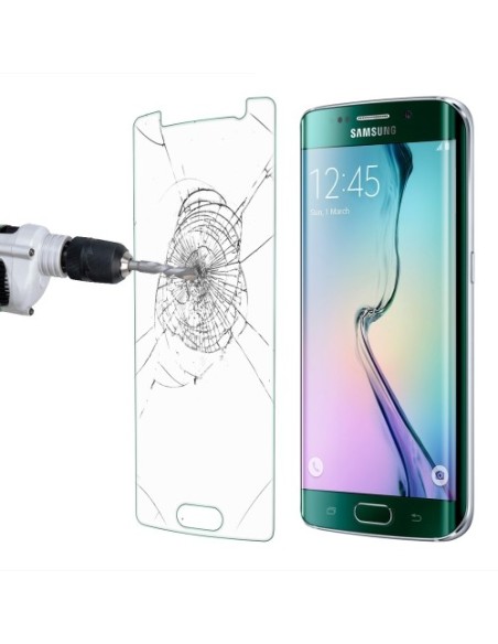 Protector de pantalla Cristal templado 9H 0.33mm 2.5D 9H Samsung Galaxy S6 Edge   kiwiku.com