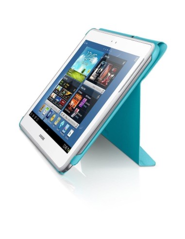 Funda galaxy note 10.1 n8000, n8010 book cover samsung azul