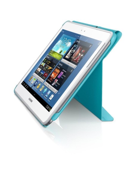Funda galaxy note 10.1 n8000, n8010 book cover samsung azul