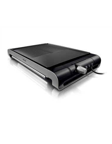 Philips HD4419/20 - Plancha Grill Placa estrías y lisa ,2300 W con termostato ajustable HD4419/20 kiwiku.com