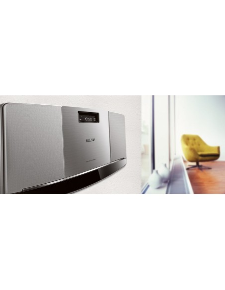 Philips BTM2056/12 - Microcadena (15 W RMS, Bluetooth, USB directo, CD, CD-MP3), negro BTM2056/12 kiwiku.com