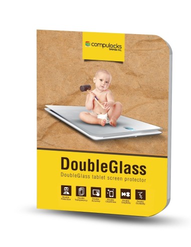 Cristal protector para Samsung Galaxy Tab A 9.7" Doble cristal DGSGTA497 kiwiku.com