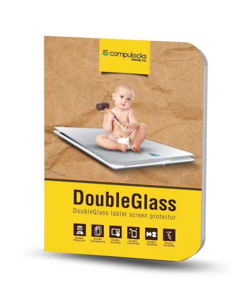 Cristal protector para Samsung Galaxy Tab A 9.7" Doble cristal DGSGTA497 kiwiku.com