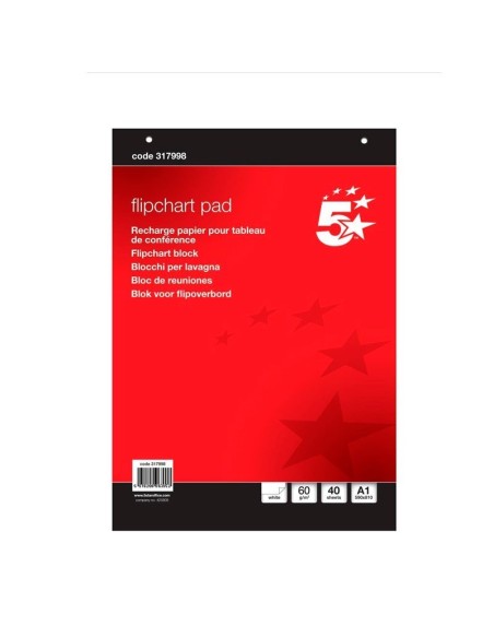 5Star FL0130101 - Bloc pizarra 58x81.3cm liso FL0130101 kiwiku.com