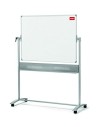 Nobo 1901029 - pizarra blanca pivotante móvil magnética lacada 1200x900mm