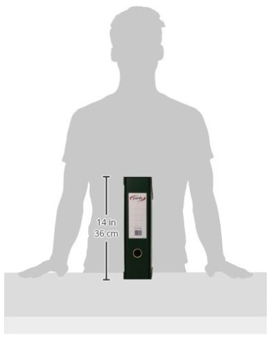 Pardo 924104 - Modulo de 1 archivador folio, color verde 924104 kiwiku.com