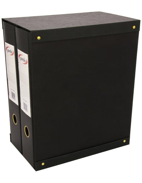 Pardo 924201 - Modulo de 2 archivadores folio, color negro 924201 kiwiku.com