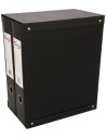 Pardo 924201 - modulo de 2 archivadores folio, color negro