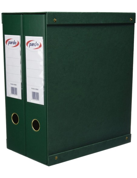 Pardo 924204 - Módulo de 2 archivadores, folio, color verde 924204 kiwiku.com