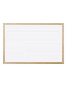 Bi-Office MP07001010 - Pizarra blanca de madera 900x600mm MA0312178 kiwiku.com