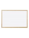 Bi-office mp07001010 - pizarra blanca de madera 900x600mm