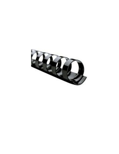 GBC 4400321 - Pack de 100 canutillos de plástico, 8 mm, color negro 4400321 kiwiku.com