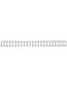 Gbc rg810570 - canutillos de encuadernación 100 unidades, nº 5  8 mm blanco wirebind