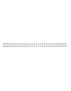 GBC RG810597 - Caja de 100 canutillos, 7,9 mm,color plata WireBind RG810597 kiwiku.com