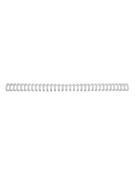 GBC RG810597 - Caja de 100 canutillos, 7,9 mm,color plata WireBind RG810597 kiwiku.com