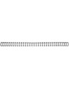 Gbc rg810610 - caja de 100 canutillos, 9,5 mm, color negro wirebind