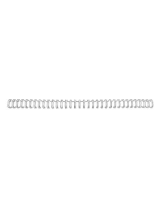 GBC RG810797 - Caja de 100 canutillos, 11 mm, color plata WireBind RG810797 kiwiku.com