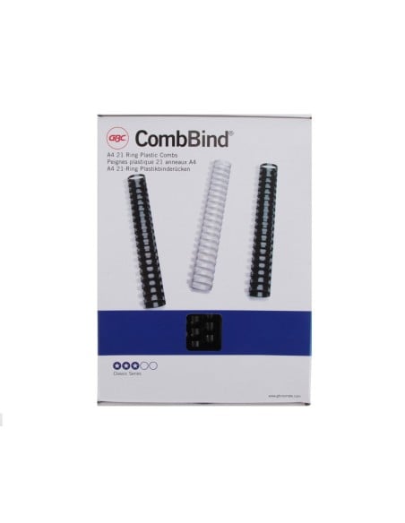 GBC 4028600 - Espirales para encuadernación 100 unidades 16 mm negro 4028600 kiwiku.com