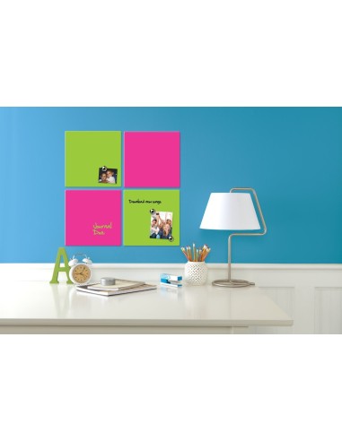 Nobo 1903873 - Pizarra, color magenta quartet 36x36 cm azul 1903873 kiwiku.com