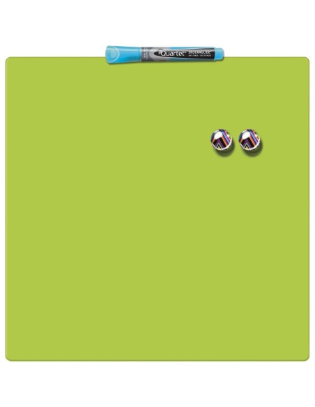 Nobo 1903773 - Quartet - Tablero magnético (360 x 360 mm), color verde 1903773 kiwiku.com