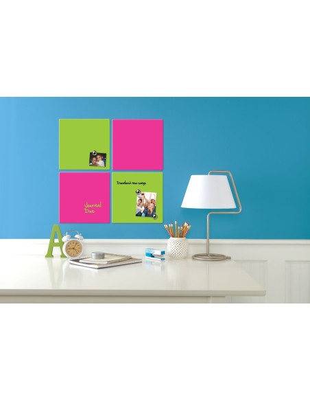 Nobo 1903773 - Quartet - Tablero magnético (360 x 360 mm), color verde 1903773 kiwiku.com