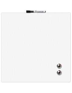 Nobo 1903802 - Quartet - Tablero magnético (360 x 360 mm), color blanco 1903802 kiwiku.com