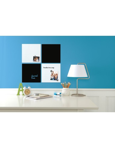 Nobo 1903802 - Quartet - Tablero magnético (360 x 360 mm), color blanco 1903802 kiwiku.com