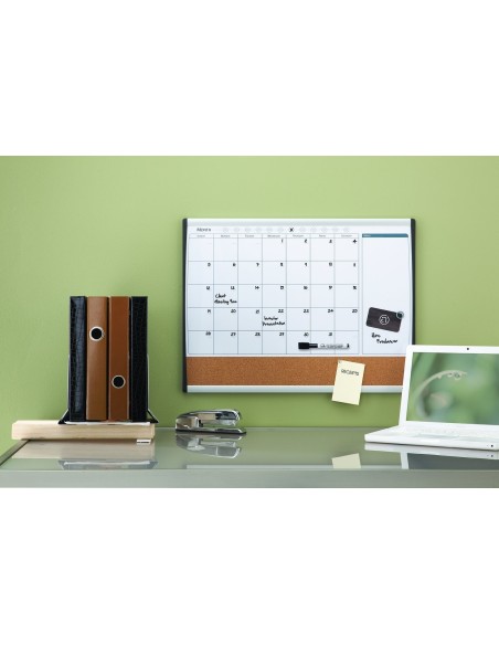 Nobo 1903813 - Quartet - Organizador mensual magnético (585 x 430 mm) 1903813 kiwiku.com