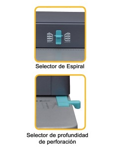 Fellowes Metal 50R - Encuadernadora manual de espiral metálico, uso moderado 5600501 kiwiku.com 2