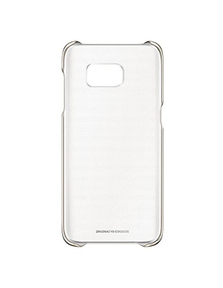 carcasa clear cover oro samsung galaxy s7 edge samsung SAEFQG935CF kiwiku.com