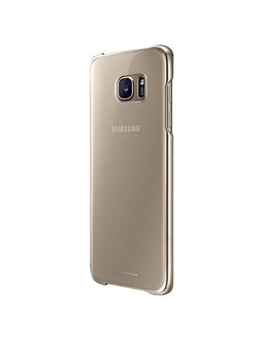 carcasa clear cover oro samsung galaxy s7 edge samsung SAEFQG935CF kiwiku.com