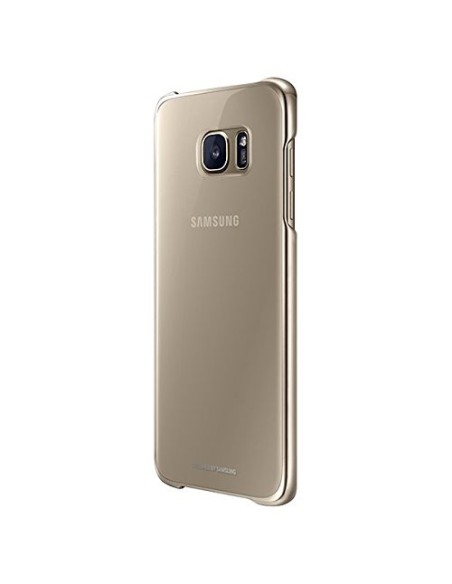 carcasa clear cover oro samsung galaxy s7 edge samsung SAEFQG935CF kiwiku.com