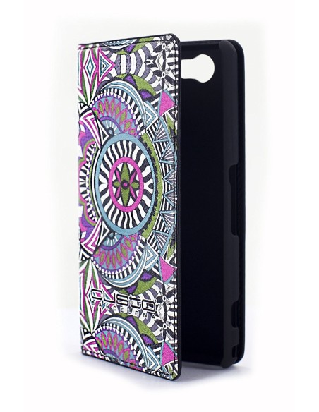 funda slim folio funky xperia z1 compact custo CUFM012 kiwiku.com