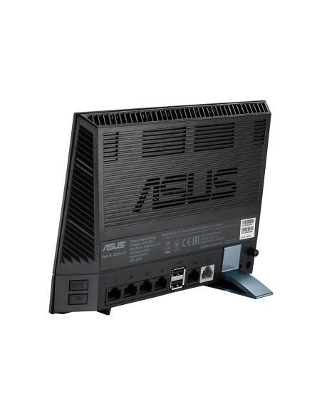ASUS DSL-N17U - Modem router inalámbrico N300 Gigabit (ADSL/VDSL, 2 x USB 2.0, soporte 3G/4G), negro 90IG01L0-BM3000 kiwiku.com