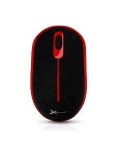 Mouse inalambrico phoenix optico 2.4ghz 1000dpi usb rojo